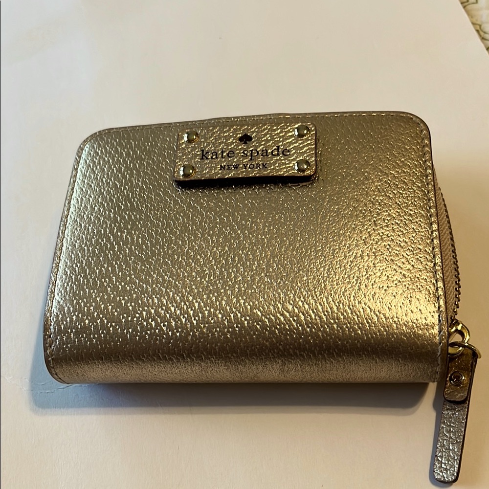 Kate Spade Gold Wallet